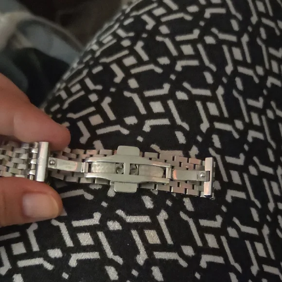 Michele Silver Watch with Roman Numerals